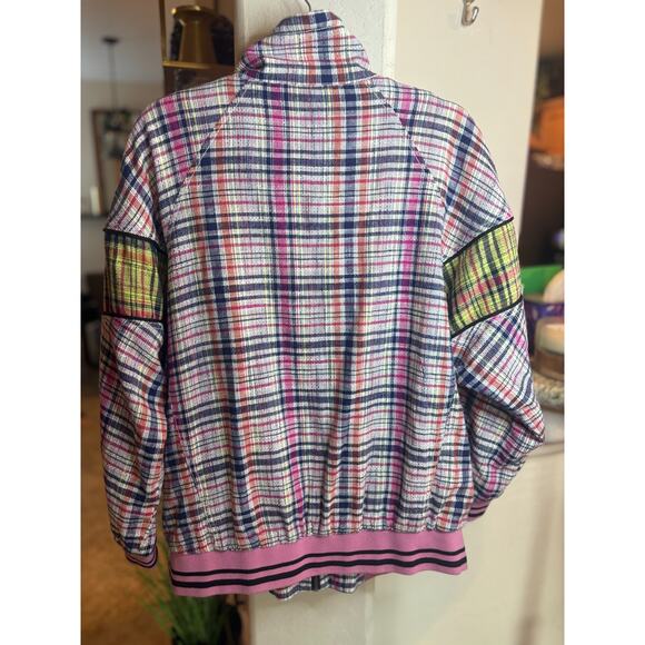 Free People Women's Oversized Plaid Penny Bomber Jacket Size XS - Picture 4 of 7